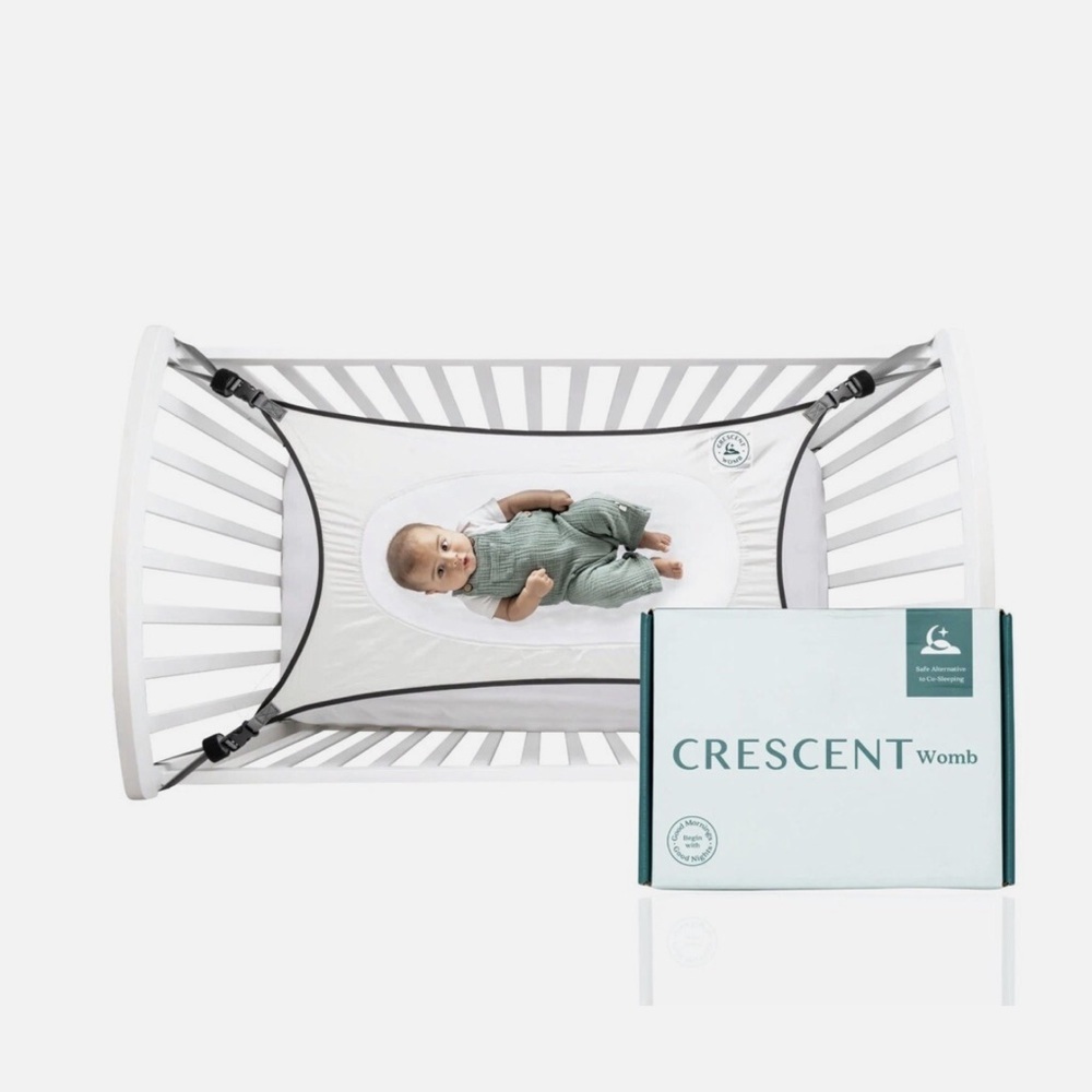 Crescent White Baby Hammock